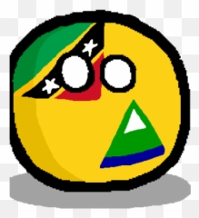 Nevisball Polandball Wiki Fandom - Countryball Lsk Emoji,Maori Emoticon