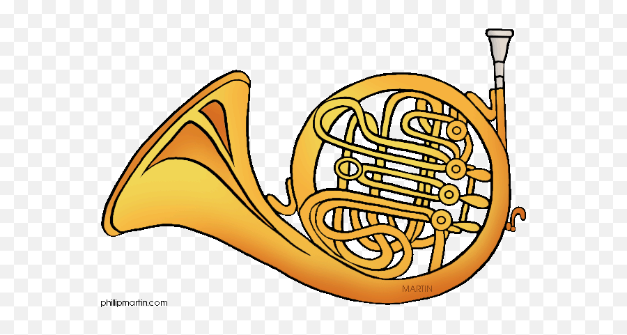 Horn Clipart Instruments Horn - French Horn Instrument Clipart Emoji,French Horn Emoji