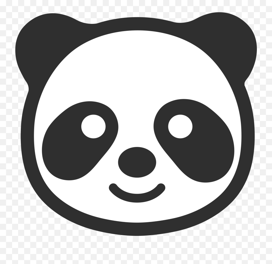 Download Panda Bear Vector By Greenafire - Panda Emoji Panda Face Coloring Pages,Bear Emoji