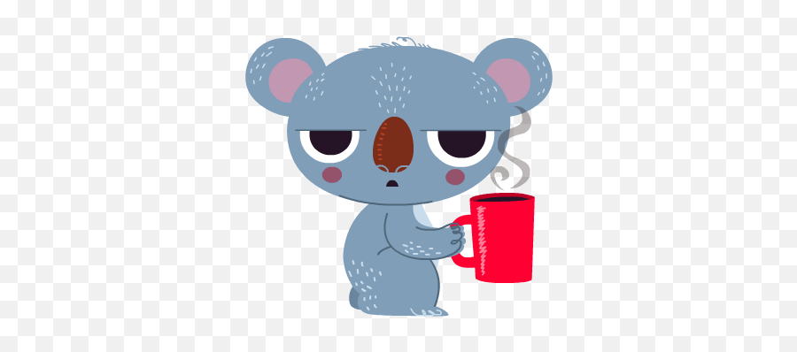 Koala Emoji For Ree On Behance - Cup,Iroc Emoticons Itunes