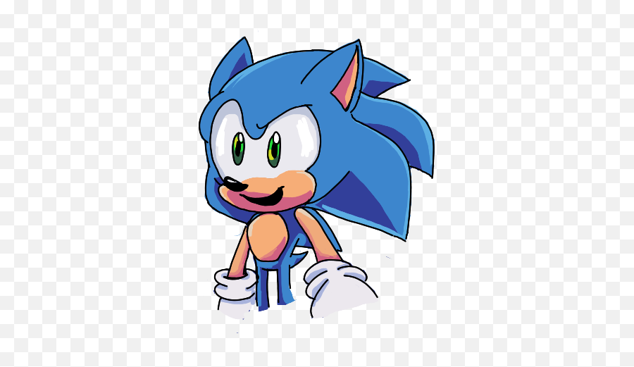 Sonic The Hedgehog Emoji,Flipping Off Emoji Drawing