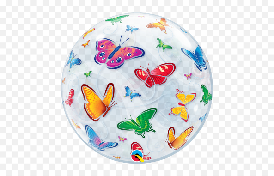 Bubble - Globos Burbuja De Mariposas Emoji,Emoji Shamppanja