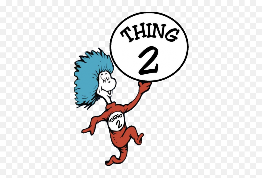 Book Fair - Thing 1 Thing 2 Png Emoji,Inside Out And Tuning Into Emotions Clip