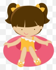 Clipart Swimming Pool Party Clipart - Boneca Pool Party Png Emoji,Emoji Pool Party
