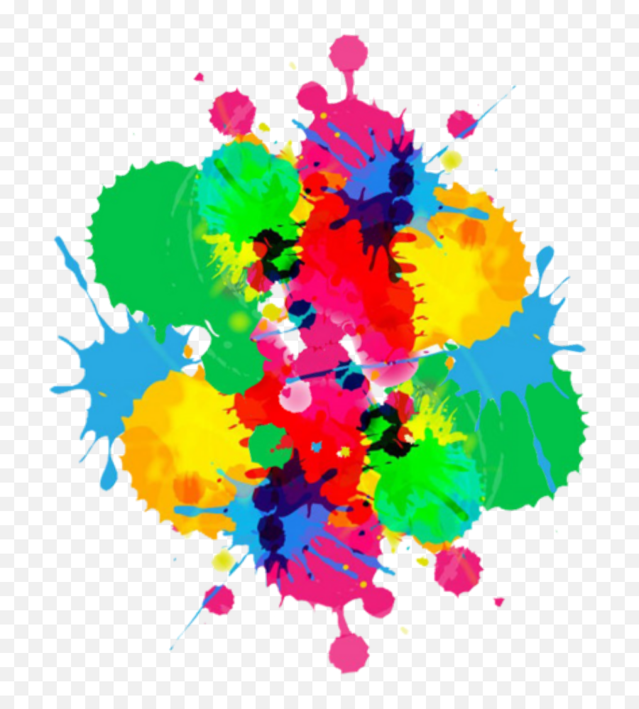 The Most Edited Smudge Picsart - Colorful Splash Paint Png Emoji,Sprash Emoji Vector