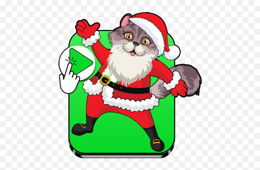 Animated Christmas Stickers For - Santa Claus Emoji,Animated Christmas Emojis