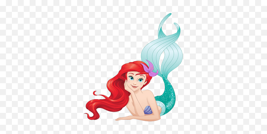 Little Mermaid Lying Down Png Hd - Little Mermaid Png Emoji,Little Mermaid Emojis