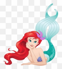 Little Mermaid Lying Down Png Hd - Little Mermaid Png Emoji,Little Mermaid Emojis