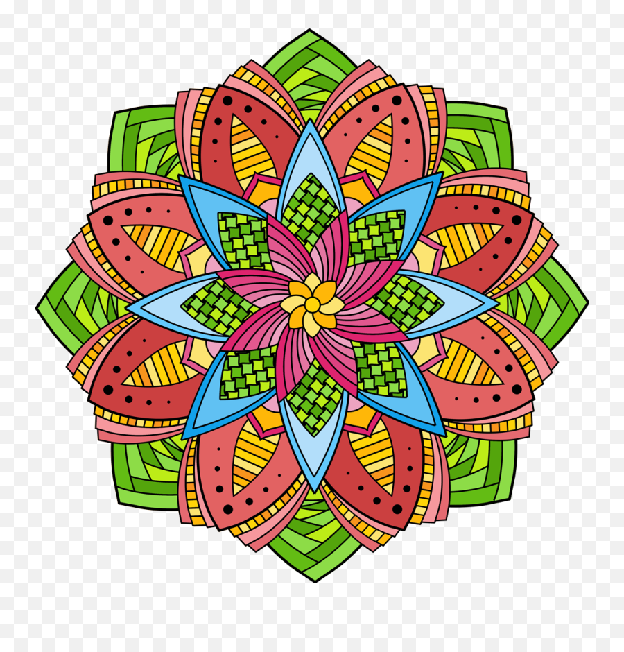 What Happens With You When You Color Mandala Coloring Pages - Decorative Emoji,Colors That Represent Emotions