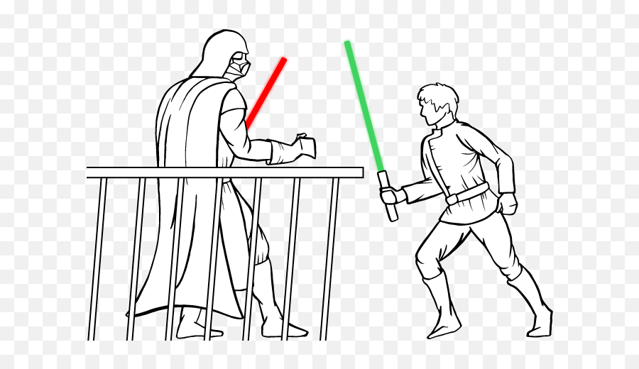 Star Wars Five Best Lightsaber Battles - Fictional Character Emoji,Emotion Clouds Judgement Star Wars