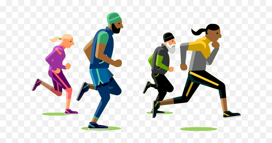 How To Start Running - Well Guides The New York Times Marathon Running Cartoon Png Emoji,Iphone Emojis Jogger