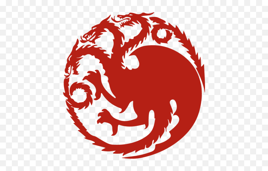 Download Jaime House Lannister Daenerys - Game Of Thrones Targaryen Logo Png Emoji,Tar Heel Emoticon