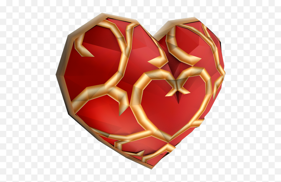 Heart Container - Zelda Wiki Emoji,Platonic Equivalency Of Heart Emoticon