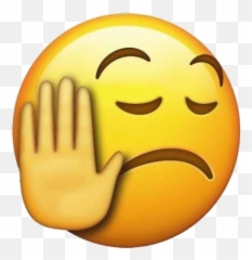 Popular And Trending Emoji Stickers Funny Emoji Faces - Talk To Hand Emoji,Cursed Emoji Meme