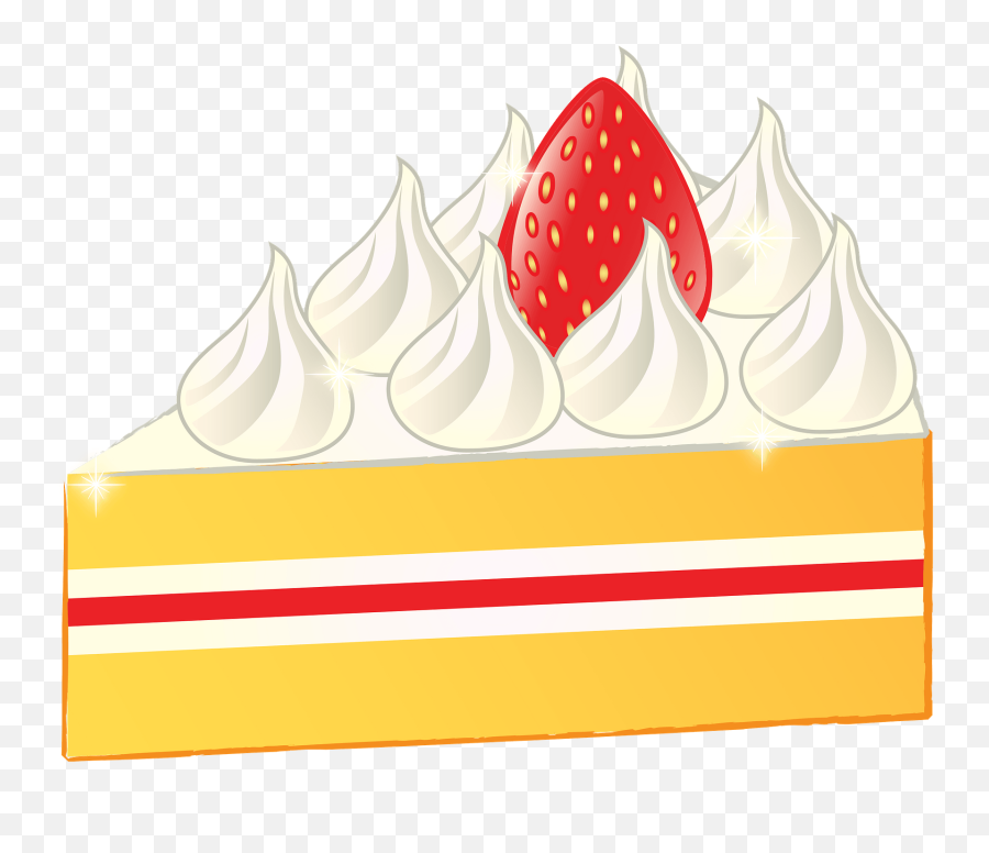 Shortcake Clipart - Strawberry Cake Emoji,Whipped Cream Emoji