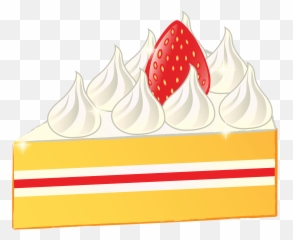 Shortcake Clipart - Strawberry Cake Emoji,Whipped Cream Emoji