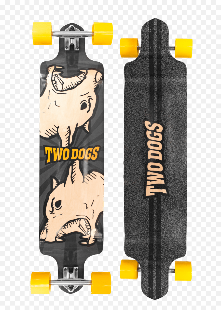 Longboards - Two Dogs Emoji,Emotion Wheels Skateboard
