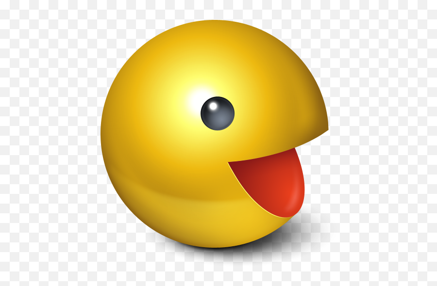 Emotion Gaming Smiley Pacman Game - Pacman Ico Emoji,Emoticon Game