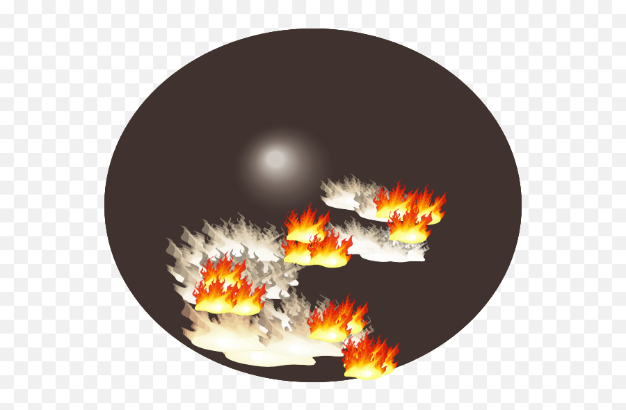 A Sanyal Forest Fire Clip Art At Clkercom - Vector Clip Art Emoji,Valcono Emoji