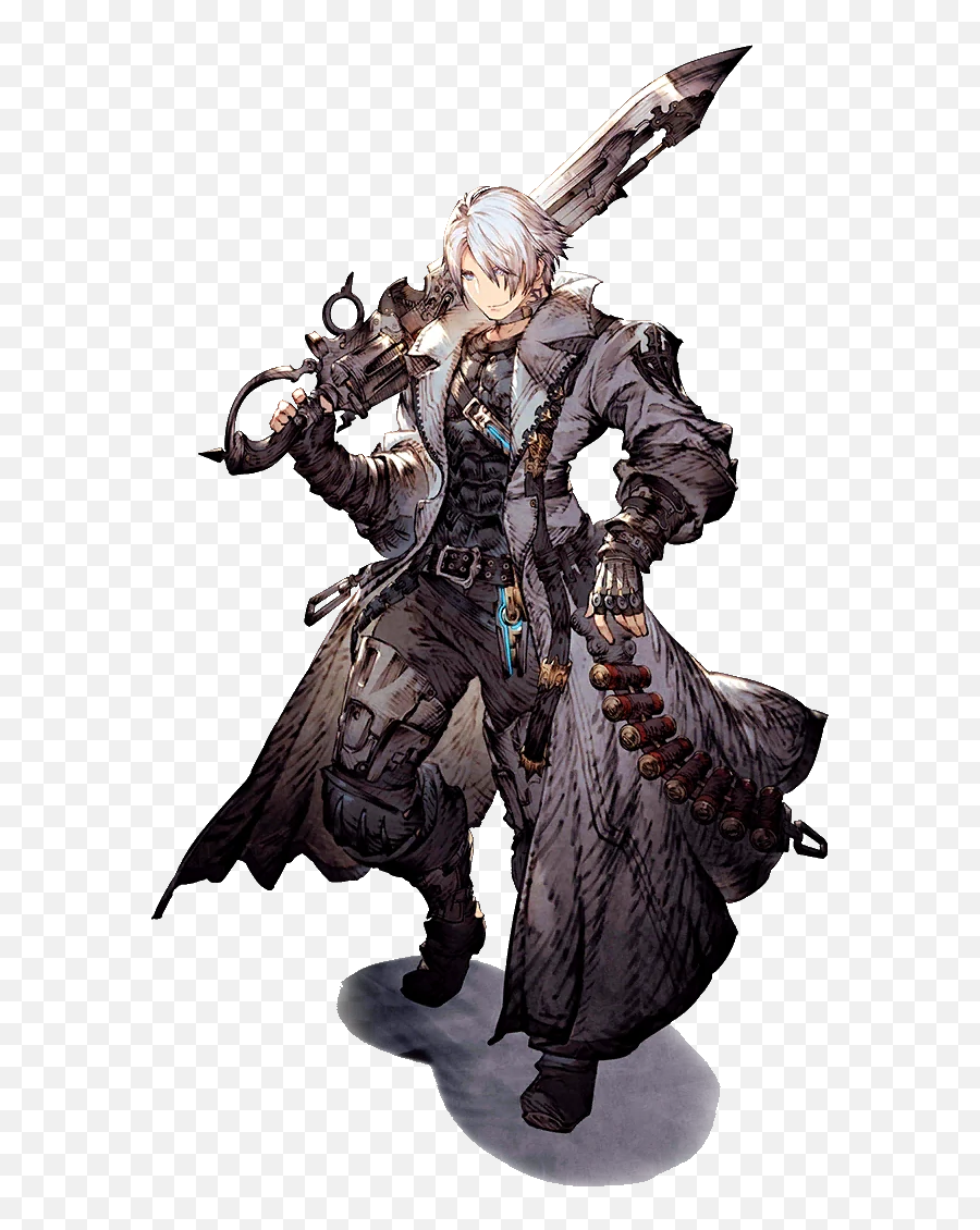 Gunbreaker Early Design Final Fantasy Xiv Shadowbringers Art Emoji,Ff 14 Fighting Emoji