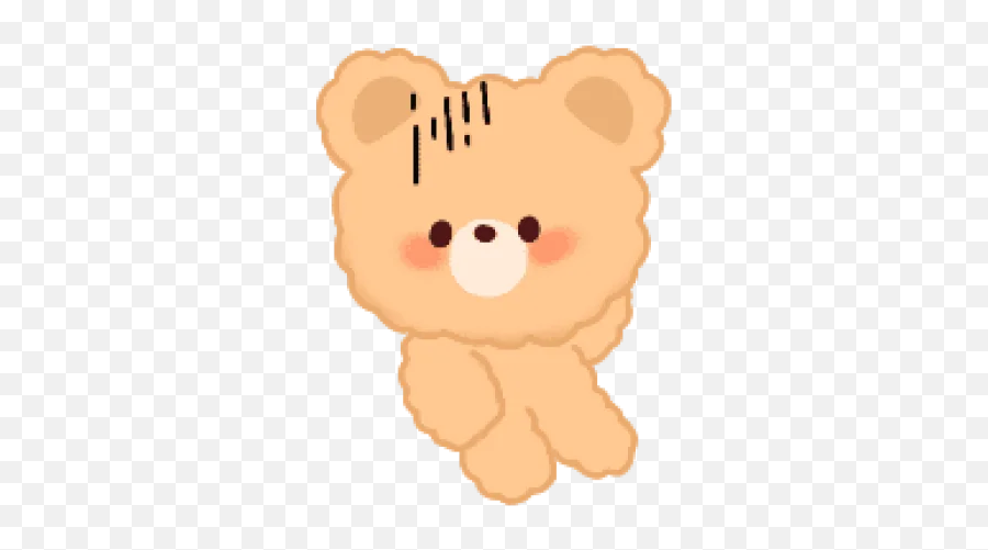 Telegram Sticker From Brownie Bear Pack Emoji,Brown Emojis Aesthetic