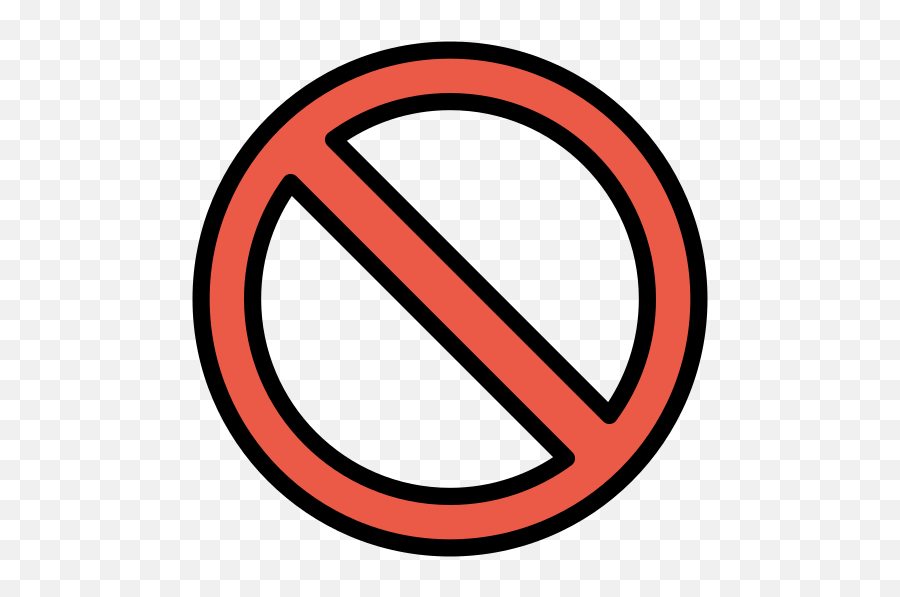 No Entry Sign - Clip Art No Symbol Emoji,Emojis Meaning