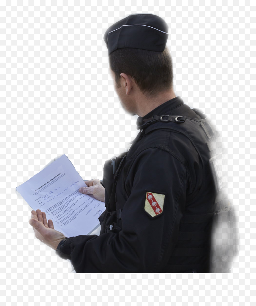 Attestation Gendarmerie Police Sticker - Peaked Cap Emoji,Security Guard Emoji