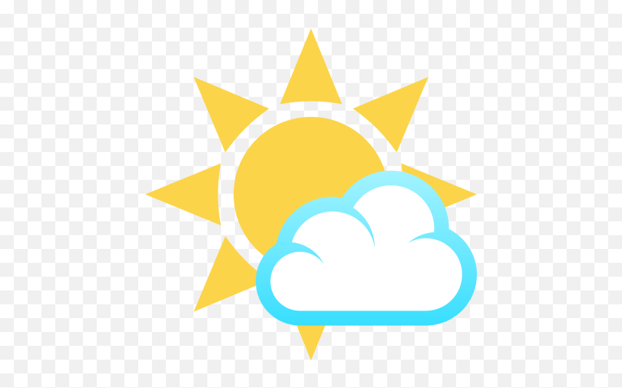 Emoji The Sun Behind A Little Cloud Wprock - Sister Nivedita Indian Flag,Emoji Make It Rain
