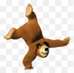 Masha And The Bear Bear Birthday 2nd Birthday Parties - Bear Masha Png Emoji,Emoji Birthday Girl Shirt
