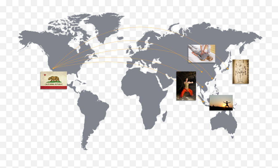 Products Modern Qigong - Spread Out Map Of World Emoji,Knowledge Willpower Emotion Rays