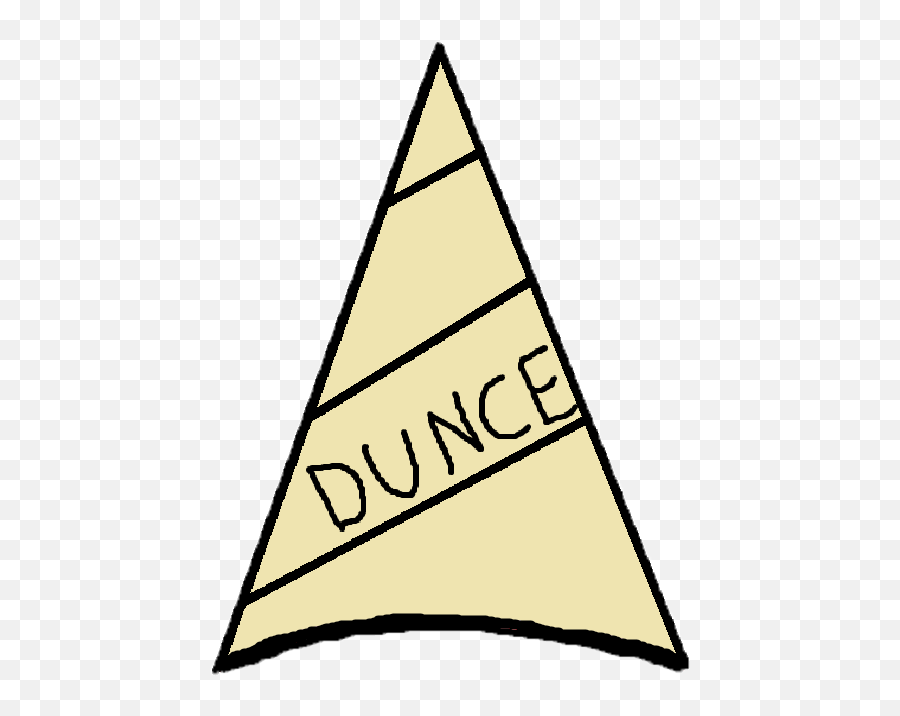 Dunce Hat Png - Dunce Cap Cartoon Emoji,Free Dunce Cap Emoticon For Facebook
