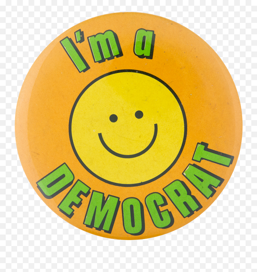 Im A Democrat - Happy Emoji,
