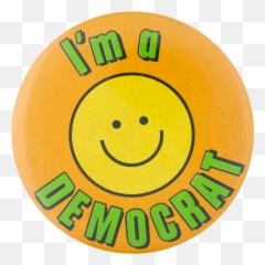 Im A Democrat - Happy Emoji,