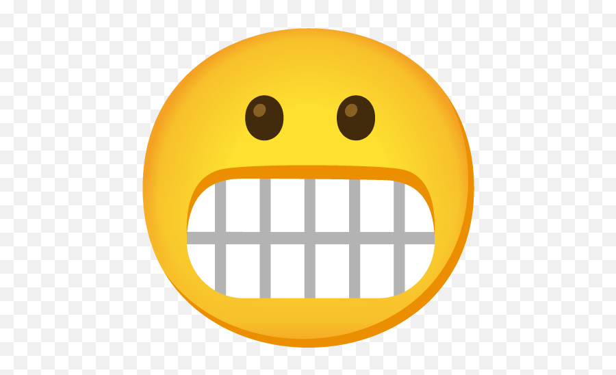 Why The Big Bare Teeth Cursedemojis - Wide Grin Emoji,Big Teeth Emoticon Glittery