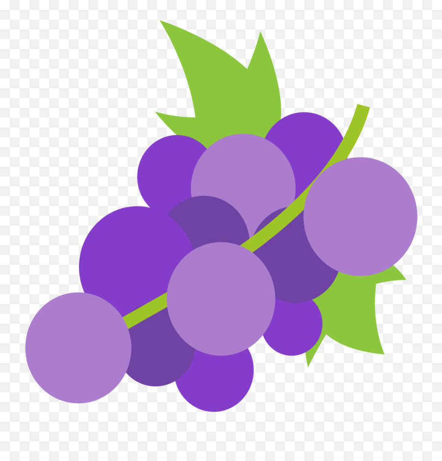 Grape Emoji Png Transparent Png - Transparent Png Grapes Vector Png,Grape Emoji
