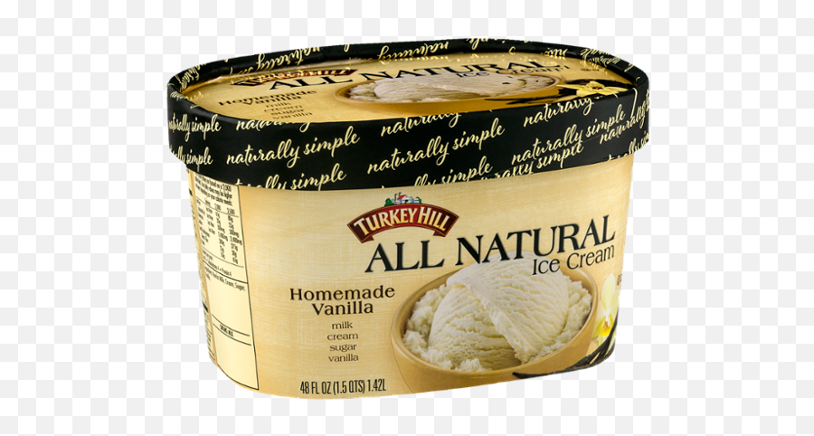 Turkey Hill All Natural Ice Cream Homemade Vanilla - Gelato Emoji,Ice Cream Emoji Changing Pillow