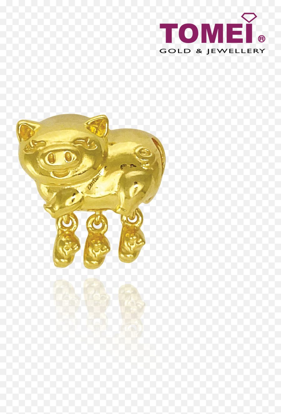 Online Exclusive Ringa Piggy Charm Colors Of Memories - Tomei Jewellery Emoji,Emoji Charm Bracelets