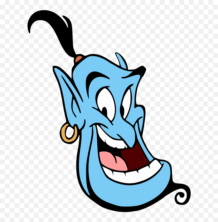 Disney Genie Robinwilliams Love Amazing Classic - Genie Aladdin Genie Face Clipart Emoji,Emotion Fairly Odd Parents