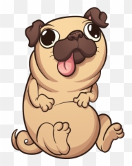 Clipart Dog Pug Clipart Dog Pug Transparent Free For - Pug Clipart Png Emoji,Dog Emoji Keyboard