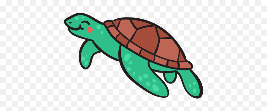 Sea Turtle Png U0026 Svg Transparent Background To Download - Turtle Drawing Smiling Emoji,Turtle Emotions Pritnable Cards