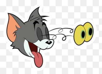 Tom And Jerry Fall In Love Tom Sticker In 2021 Tom And - Love Tom And Jerry Emoji,Anger Pulse Emoji