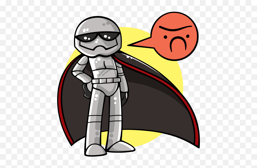 Vk Sticker 23 From Collection Star Wars Download For Free - Fictional Character Emoji,Star Wars Emojis