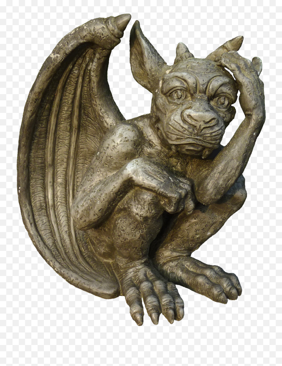 Dragon Gnome Gargoyle Fantasy - Gargola Png Emoji,Rock Statue Emoji