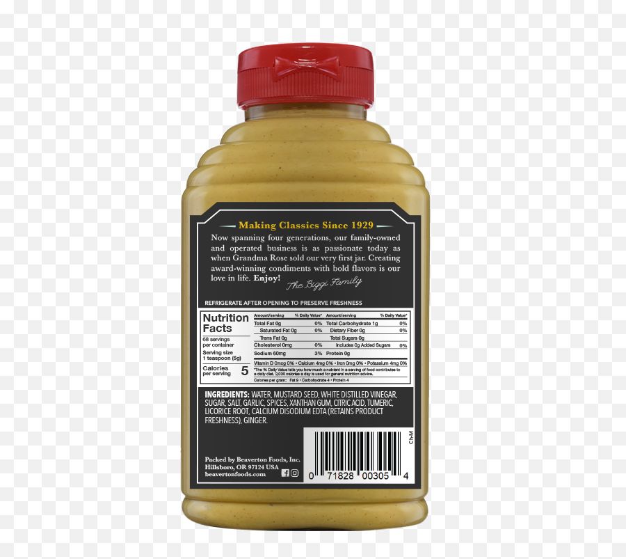 Beaver Brand Chinese Mustard - Nutrition Facts Label Emoji,Gray Beaver Emoticons
