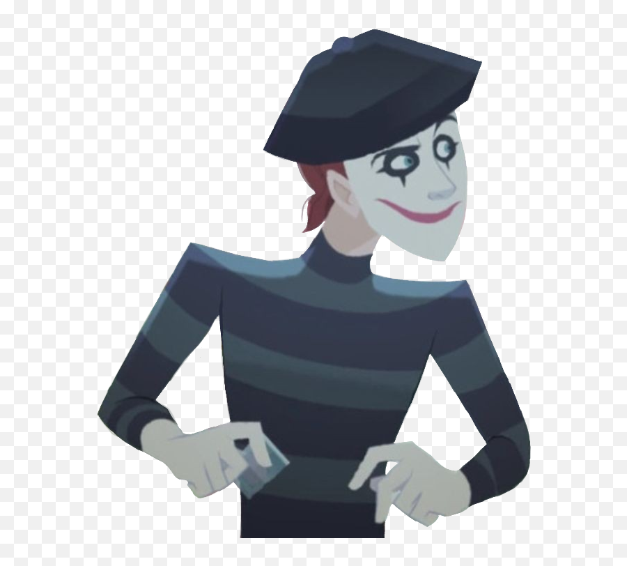 Mimebomb Mime Carmensandiego Sticker - Fictional Character Emoji,Mime Emoji