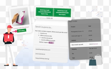 Woocommerce Smart Coupons - Discount Credits Gift Cards Emoji,Birthday Gift Message Facebook Emoticon