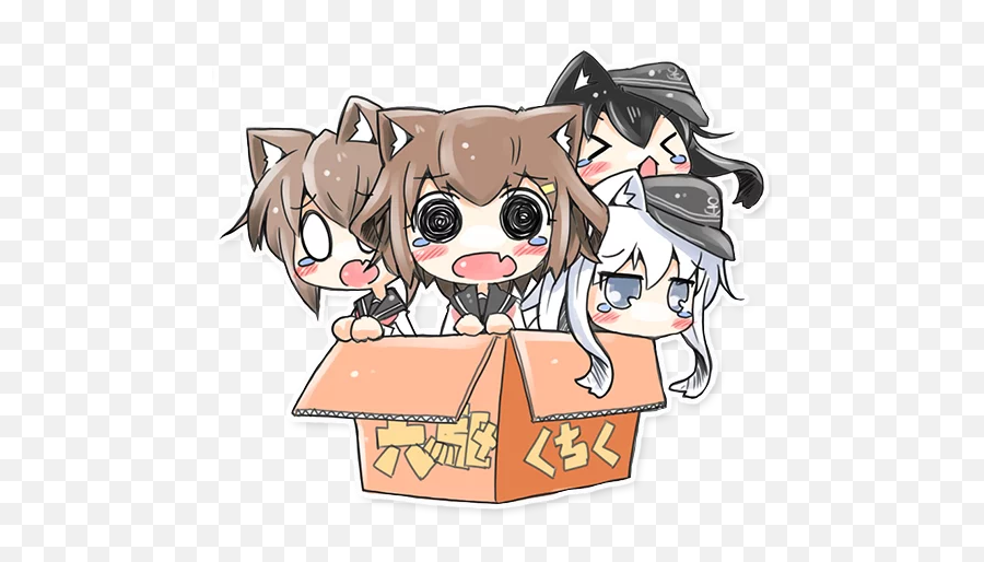 Kantai Collection Telegram Emoji,Kancolle Yuudachi Emoticon