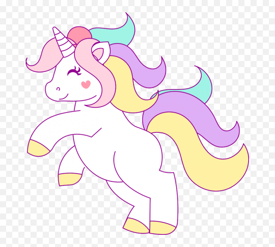 Unicorn Clipart Clipartxtras - Clipartix Unicorn Clipart Png Emoji,Unicorn Head Emoji