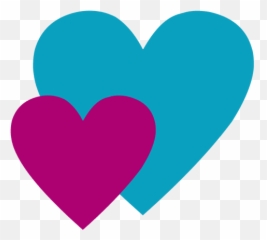 Two Hearts Logo Transparent Png U0026 Svg Vector Emoji,Two Tiny Pink Heart Love Emojis