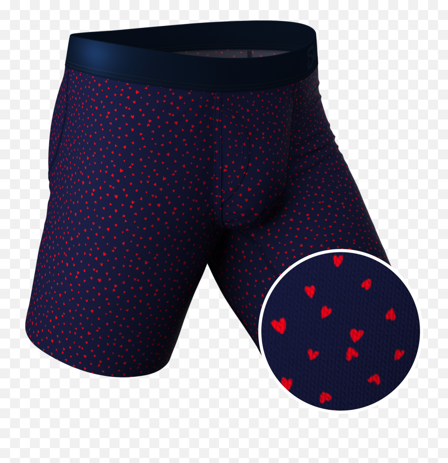 The Heartthrob Color Changing Hearts Long Leg Ball Hammock Pouch Underwear With Fly Emoji,Anatomcally Correct Emojis
